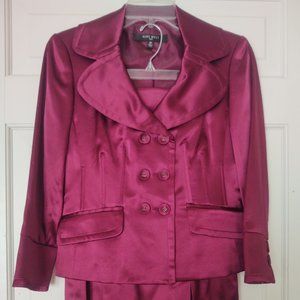 NWT Nine West Suit Burgundy 2pc
